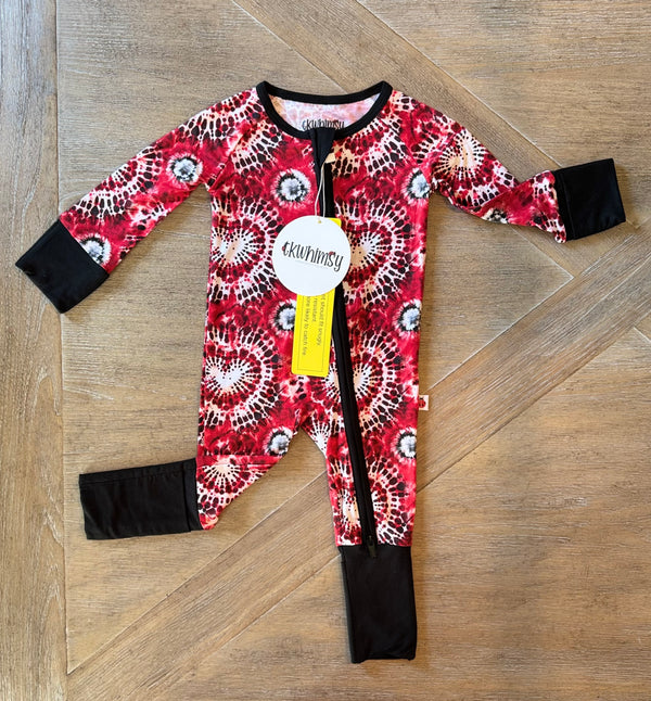 ValenTieDye’s Day Zip Romper