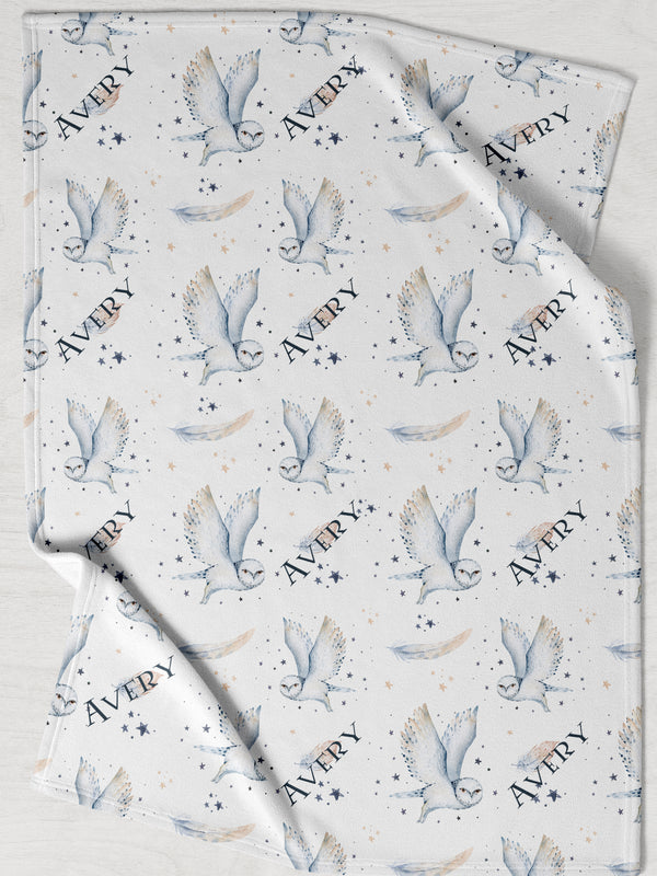 Avery Gender Neutral Magical Snowy Owl