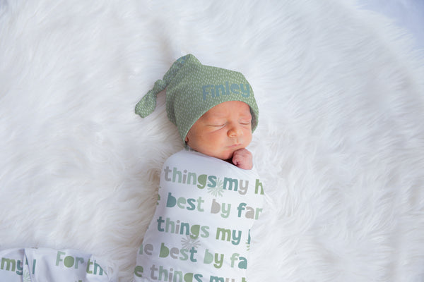Finley Gender Neutral Quote Blanket