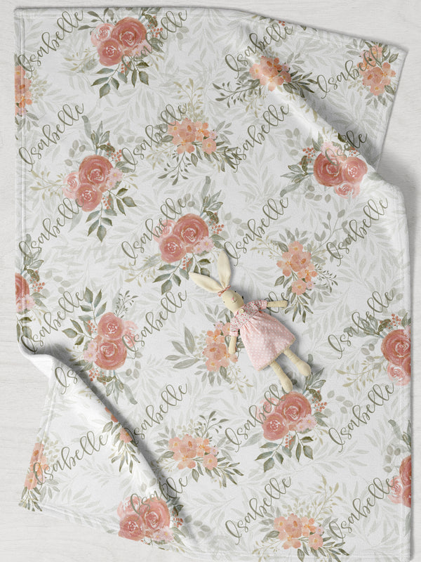 Isabelle Watercolor Rose Garden
